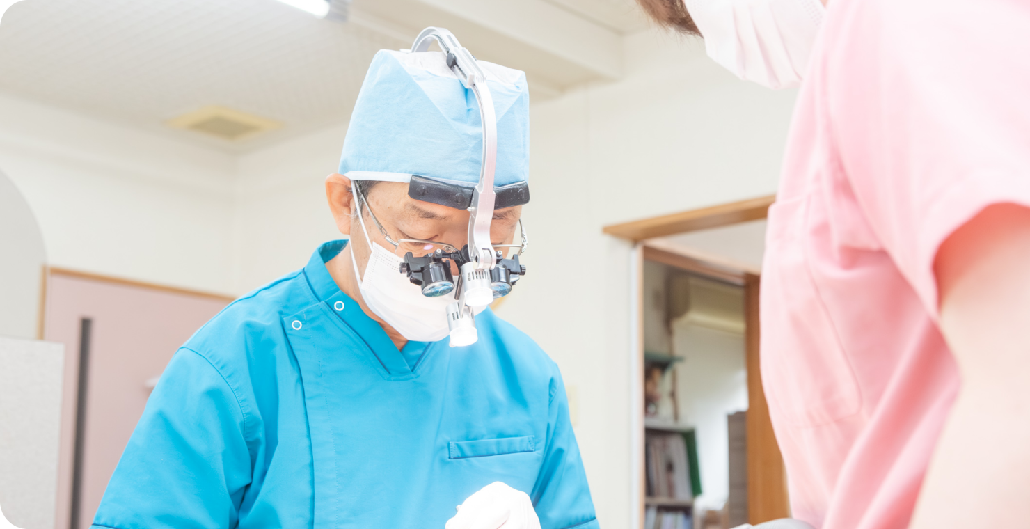 保険診療をメインに。丁寧で負担の少ない治療を。